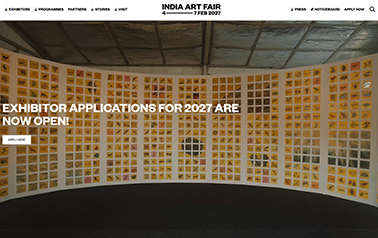 india-art-fair website example